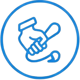 Hand holding object icon